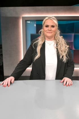 Christina Scheib on the ARD talk show hart aber fair in Studio Adlershof Berlin, 09 03 2026 Foto:xM.xBehrensx xFuturexImagex hart_fair0903_6308