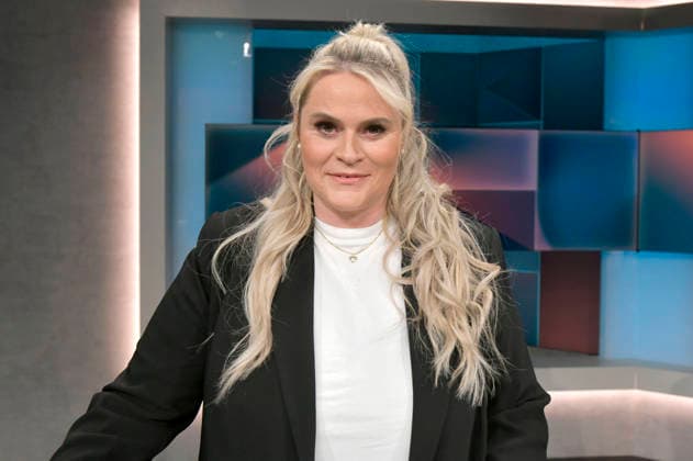 Christina Scheib on the ARD talk show hart aber fair in Studio Adlershof Berlin, 09 03 2026 Foto:xM.xBehrensx xFuturexImagex hart_fair0903_6311