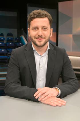 Felix Banaszak on the ARD talk show hart aber fair in Studio Adlershof Berlin, 09 03 2026 Foto:xM.xBehrensx xFuturexImagex hart_fair0903_6331