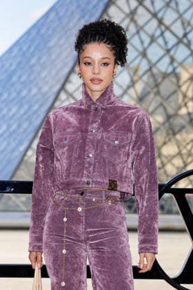 Chase Infiniti at the photocall of Louis Vuitton Women Collection Ready to Wear Fall Winter 2026 2027 fashion show during Paris Fashion Week on march 10 2026 Olivier Borde Bestimage Photocall of Louis Vuitton Women Ready to Wear Fall Winter 2026 2027 Collection fashion show, during Paris Fashion Week on march 10 2026 Paris France  Copyright: xOLIVIERxBORDEx xBESTIMAGExOLIVIERxBORDEx xBESTIMAGEx