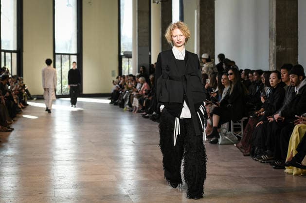 PFW - Ujoh Runway in Paris FA A model walks the runway for the Ujoh collection as part of Paris Fashion Week in Paris, on March 10, 2026. Photo by Firas Abdullah ABACAPRESS.COM Paris Ile-de-France France  Copyright: xAbdullahxFiras ABACAx