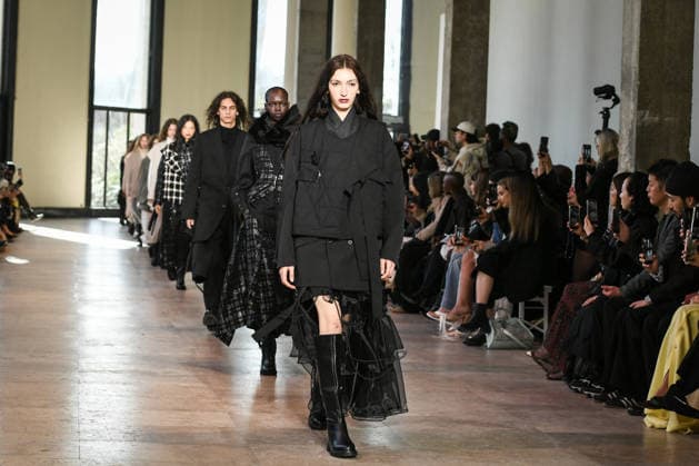 PFW - Ujoh Runway in Paris FA Models walk the runway for the Ujoh collection as part of Paris Fashion Week in Paris, on March 10, 2026. Photo by Firas Abdullah ABACAPRESS.COM Paris Ile-de-France France  Copyright: xAbdullahxFiras ABACAx