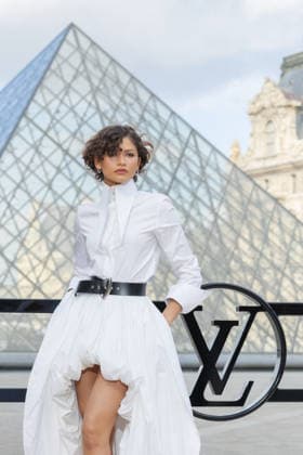PFW - Louis Vuitton Photocall Zendaya pictured on photocall of Louis Vuitton Womenswear Fall Winter 2026-2027 show as part of Paris Fashion Week at Louvre Museum, in Paris, France on March 10, 2026. Photo by Alexis Jumeau ABACAPRESS.COM PAris France  Copyright: xJumeauxAlexis ABACAx