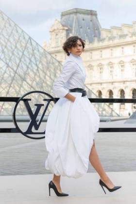 PFW - Louis Vuitton Photocall Zendaya pictured on photocall of Louis Vuitton Womenswear Fall Winter 2026-2027 show as part of Paris Fashion Week at Louvre Museum, in Paris, France on March 10, 2026. Photo by Alexis Jumeau ABACAPRESS.COM PAris France  Copyright: xJumeauxAlexis ABACAx