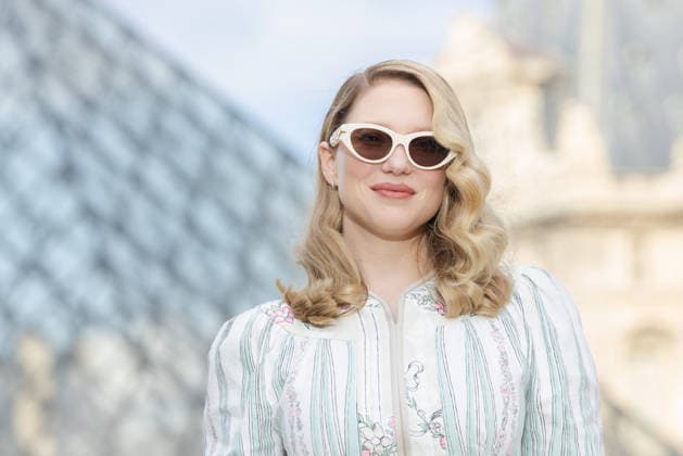 PFW - Louis Vuitton Photocall Lea Seydoux pictured on photocall of Louis Vuitton Womenswear Fall Winter 2026-2027 show as part of Paris Fashion Week at Louvre Museum, in Paris, France on March 10, 2026. Photo by Alexis Jumeau ABACAPRESS.COM PAris France  Copyright: xJumeauxAlexis ABACAx