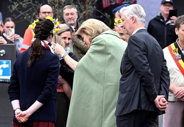 The King and Queen Visit The Province Of Antwerpen BORNEM, BELGIUM - MARCH 10 : King Philippe and Queen Mathilde are visiting the province of Antwerp. The visit of the Royal Couple concludes with a meeting with the public at Kardinaal Mercierplein in Bornem...on March 10, 2026 in Bornem, Belgium, 10 03 2026 Bornem Belgium  Copyright: xBertxVanxDenxBrouckex