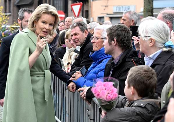 The King and Queen Visit The Province Of Antwerpen BORNEM, BELGIUM - MARCH 10 : King Philippe and Queen Mathilde are visiting the province of Antwerp. The visit of the Royal Couple concludes with a meeting with the public at Kardinaal Mercierplein in Bornem...on March 10, 2026 in Bornem, Belgium, 10 03 2026 Bornem Belgium  Copyright: xBertxVanxDenxBrouckex
