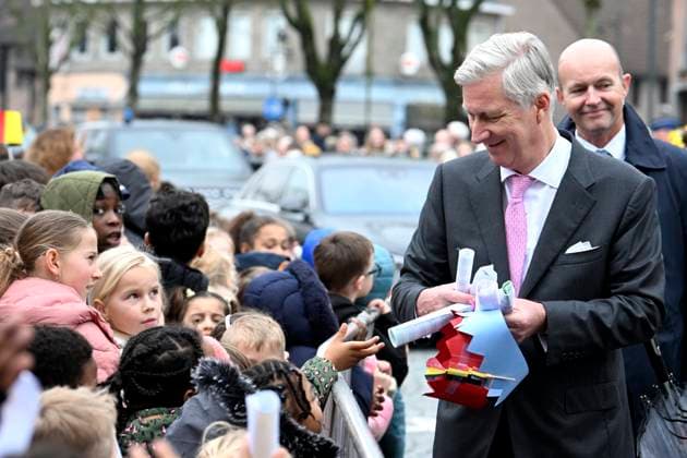 The King and Queen Visit The Province Of Antwerpen BORNEM, BELGIUM - MARCH 10 : King Philippe and Queen Mathilde are visiting the province of Antwerp. The visit of the Royal Couple concludes with a meeting with the public at Kardinaal Mercierplein in Bornem...on March 10, 2026 in Bornem, Belgium, 10 03 2026 Bornem Belgium  Copyright: xBertxVanxDenxBrouckex