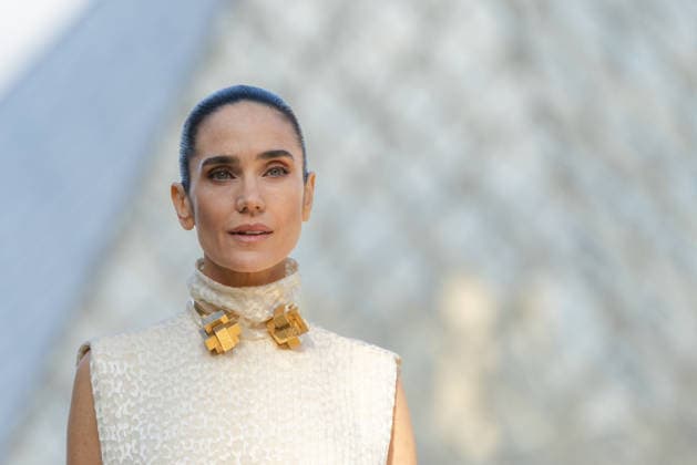 PFW - Louis Vuitton Photocall Jennifer Connelly pictured on photocall of Louis Vuitton Womenswear Fall Winter 2026-2027 show as part of Paris Fashion Week at Louvre Museum, in Paris, France on March 10, 2026. Photo by Alexis Jumeau ABACAPRESS.COM PAris France  Copyright: xJumeauxAlexis ABACAx