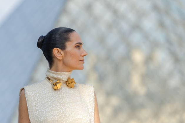 PFW - Louis Vuitton Photocall Jennifer Connelly pictured on photocall of Louis Vuitton Womenswear Fall Winter 2026-2027 show as part of Paris Fashion Week at Louvre Museum, in Paris, France on March 10, 2026. Photo by Alexis Jumeau ABACAPRESS.COM PAris France  Copyright: xJumeauxAlexis ABACAx