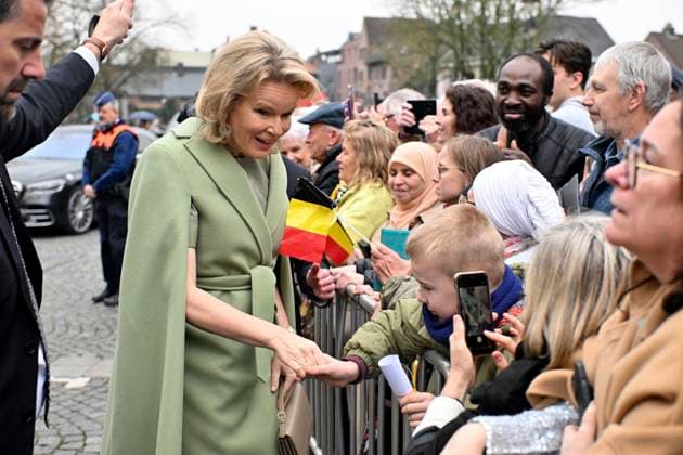 The King and Queen Visit The Province Of Antwerpen BORNEM, BELGIUM - MARCH 10 : King Philippe and Queen Mathilde are visiting the province of Antwerp. The visit of the Royal Couple concludes with a meeting with the public at Kardinaal Mercierplein in Bornem...on March 10, 2026 in Bornem, Belgium, 10 03 2026 Bornem Belgium  Copyright: xBertxVanxDenxBrouckex