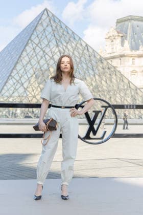 PFW - Louis Vuitton Photocall Chloe Grace Moretz pictured on photocall of Louis Vuitton Womenswear Fall Winter 2026-2027 show as part of Paris Fashion Week at Louvre Museum, in Paris, France on March 10, 2026. Photo by Alexis Jumeau ABACAPRESS.COM Paris France  Copyright: xJumeauxAlexis ABACAx