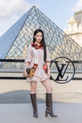 PFW - Louis Vuitton Photocall Liu Yifei pictured on photocall of Louis Vuitton Womenswear Fall Winter 2026-2027 show as part of Paris Fashion Week at Louvre Museum, in Paris, France on March 10, 2026. Photo by Alexis Jumeau ABACAPRESS.COM Paris France  Copyright: xJumeauxAlexis ABACAx