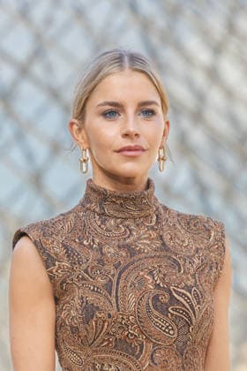 PFW - Louis Vuitton Photocall Caroline Daur pictured on photocall of Louis Vuitton Womenswear Fall Winter 2026-2027 show as part of Paris Fashion Week at Louvre Museum, in Paris, France on March 10, 2026. Photo by Alexis Jumeau ABACAPRESS.COM Paris France  Copyright: xJumeauxAlexis ABACAx