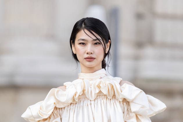 PFW Louis Vuitton Arrivals NB Hoyeon arrived at the Louis Vuitton Womenswear Fall Winter 2026-2027 show as part of Paris Fashion Week on March 10, 2026 in Paris, France. Photo by Nasser Berzane ABACAPRESS.COM Paris France  Copyright: xBerzanexNasser ABACAx
