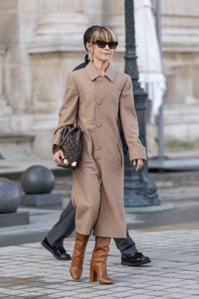 PFW Louis Vuitton Arrivals NB Marina Fois arrived at the Louis Vuitton Womenswear Fall Winter 2026-2027 show as part of Paris Fashion Week on March 10, 2026 in Paris, France. Photo by Nasser Berzane ABACAPRESS.COM Paris France  Copyright: xBerzanexNasser ABACAx