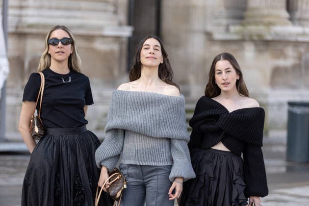 PFW Louis Vuitton Arrivals NB Alana Haim, Danielle Haim, Este Haim arrived at the Louis Vuitton Womenswear Fall Winter 2026-2027 show as part of Paris Fashion Week on March 10, 2026 in Paris, France. Photo by Nasser Berzane ABACAPRESS.COM Paris France  Copyright: xBerzanexNasser ABACAx