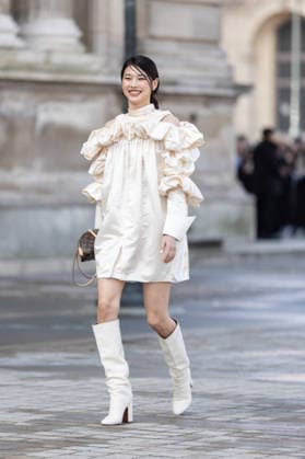 PFW Louis Vuitton Arrivals NB Hoyeon arrived at the Louis Vuitton Womenswear Fall Winter 2026-2027 show as part of Paris Fashion Week on March 10, 2026 in Paris, France. Photo by Nasser Berzane ABACAPRESS.COM Paris France  Copyright: xBerzanexNasser ABACAx