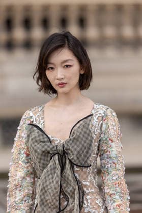 PFW Louis Vuitton Arrivals NB Dongyu Zhou arrived at the Louis Vuitton Womenswear Fall Winter 2026-2027 show as part of Paris Fashion Week on March 10, 2026 in Paris, France. Photo by Nasser Berzane ABACAPRESS.COM Paris France  Copyright: xBerzanexNasser ABACAx