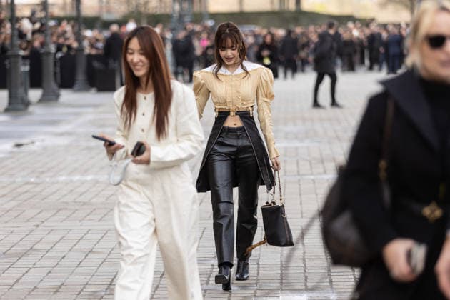 PFW Louis Vuitton Arrivals NB Lisa arrived at the Louis Vuitton Womenswear Fall Winter 2026-2027 show as part of Paris Fashion Week on March 10, 2026 in Paris, France. Photo by Nasser Berzane ABACAPRESS.COM Paris France  Copyright: xBerzanexNasser ABACAx