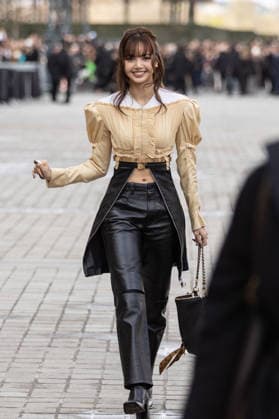 PFW Louis Vuitton Arrivals NB Lisa arrived at the Louis Vuitton Womenswear Fall Winter 2026-2027 show as part of Paris Fashion Week on March 10, 2026 in Paris, France. Photo by Nasser Berzane ABACAPRESS.COM Paris France  Copyright: xBerzanexNasser ABACAx