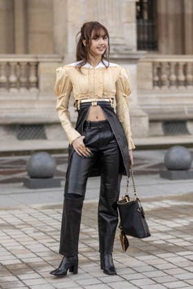 PFW Louis Vuitton Arrivals NB Lisa arrived at the Louis Vuitton Womenswear Fall Winter 2026-2027 show as part of Paris Fashion Week on March 10, 2026 in Paris, France. Photo by Nasser Berzane ABACAPRESS.COM Paris France  Copyright: xBerzanexNasser ABACAx