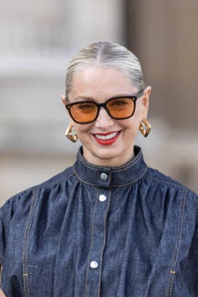 PFW Louis Vuitton Arrivals NB Katherine LaNasa arrived at the Louis Vuitton Womenswear Fall Winter 2026-2027 show as part of Paris Fashion Week on March 10, 2026 in Paris, France. Photo by Nasser Berzane ABACAPRESS.COM Paris France  Copyright: xBerzanexNasser ABACAx
