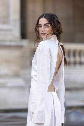 PFW Louis Vuitton Arrivals NB Ana de Armas arrived at the Louis Vuitton Womenswear Fall Winter 2026-2027 show as part of Paris Fashion Week on March 10, 2026 in Paris, France. Photo by Nasser Berzane ABACAPRESS.COM Paris France  Copyright: xBerzanexNasser ABACAx