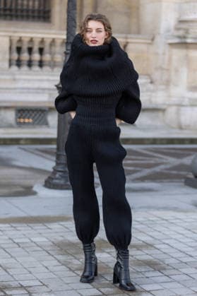 PFW Louis Vuitton Arrivals NB Giulia Maenza arrived at the Louis Vuitton Womenswear Fall Winter 2026-2027 show as part of Paris Fashion Week on March 10, 2026 in Paris, France. Photo by Nasser Berzane ABACAPRESS.COM Paris France  Copyright: xBerzanexNasser ABACAx