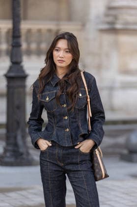 PFW Louis Vuitton Arrivals NB Lily Chee arrived at the Louis Vuitton Womenswear Fall Winter 2026-2027 show as part of Paris Fashion Week on March 10, 2026 in Paris, France. Photo by Nasser Berzane ABACAPRESS.COM Paris France  Copyright: xBerzanexNasser ABACAx