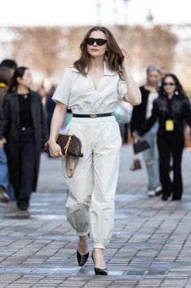 PFW Louis Vuitton Arrivals NB Chloe Grace Moretz arrived at the Louis Vuitton Womenswear Fall Winter 2026-2027 show as part of Paris Fashion Week on March 10, 2026 in Paris, France. Photo by Nasser Berzane ABACAPRESS.COM Paris France  Copyright: xBerzanexNasser ABACAx