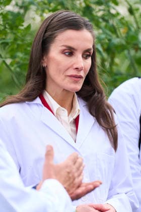 10-03-2026 Queen Letizia during the visit to the greenhouses for the 50th anniversary of the Cajamar Las Palmerillas Experimental Station in El Ejido, Almeria. No Spain Â  Copyright: xPPEx