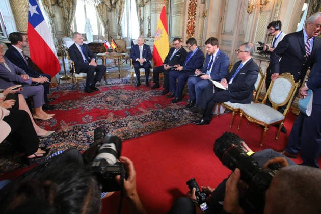 Santiago, March 10, 2026 President-elect Jose Antonio Kast, holds bilateral meeting with the King of Spain, Felipe de Borbon Jonnathan Oyarzun Aton Chile, Santiago Chile Aton Chile Aton 1133496  Copyright: JONNATHANxOYARZUN ATONxCHILE