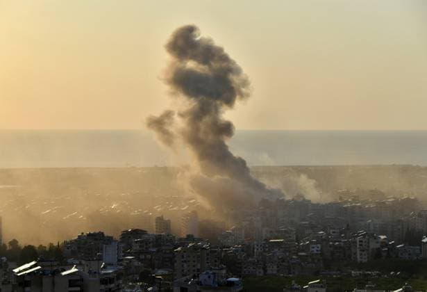 Israel’s attacks on Lebanon continue BEIRUT, LEBANON - MARCH 10: Smoke rises among the residential buildings following the Israeli attack on Dahieh region in Beirut, Lebanon on March 10, 2026. Houssam Shbaro Anadolu Beirut Lebanon. Editorial use only. Please get in touch for any other usage.  Copyright: x2026xAnadoluxHoussamxShbarox