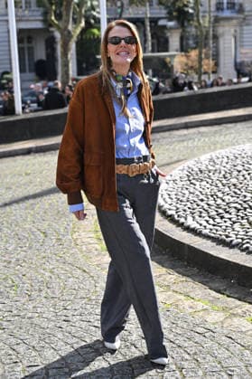 PFW Miu Miu Outside Arrivals Anna Dello Russo arriving at the Miu Miu show during Fashion Week in Paris, France on March 10, 2026. Photo by Julien Reynaud APS-Medias ABACAPRESS.COM Paris France  Copyright: xReynaudxJulien APS-Medias ABACAx