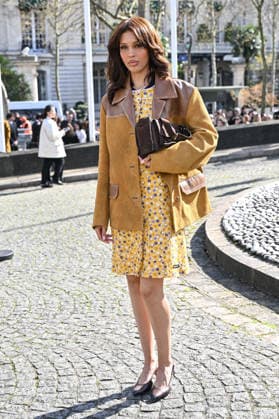 PFW Miu Miu Outside Arrivals Nara Smith arriving at the Miu Miu show during Fashion Week in Paris, France on March 10, 2026. Photo by Julien Reynaud APS-Medias ABACAPRESS.COM Paris France  Copyright: xReynaudxJulien APS-Medias ABACAx