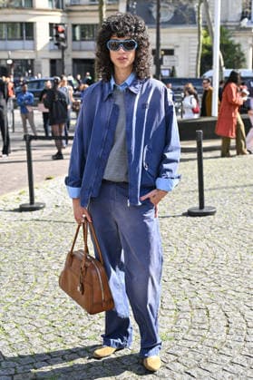 PFW Miu Miu Outside Arrivals Towa Bird arriving at the Miu Miu show during Fashion Week in Paris, France on March 10, 2026. Photo by Julien Reynaud APS-Medias ABACAPRESS.COM Paris France  Copyright: xReynaudxJulien APS-Medias ABACAx
