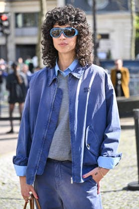 PFW Miu Miu Outside Arrivals Towa Bird arriving at the Miu Miu show during Fashion Week in Paris, France on March 10, 2026. Photo by Julien Reynaud APS-Medias ABACAPRESS.COM Paris France  Copyright: xReynaudxJulien APS-Medias ABACAx