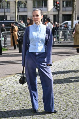 PFW Miu Miu Outside Arrivals Thylane Blondeau arriving at the Miu Miu show during Fashion Week in Paris, France on March 10, 2026. Photo by Julien Reynaud APS-Medias ABACAPRESS.COM Paris France  Copyright: xReynaudxJulien APS-Medias ABACAx