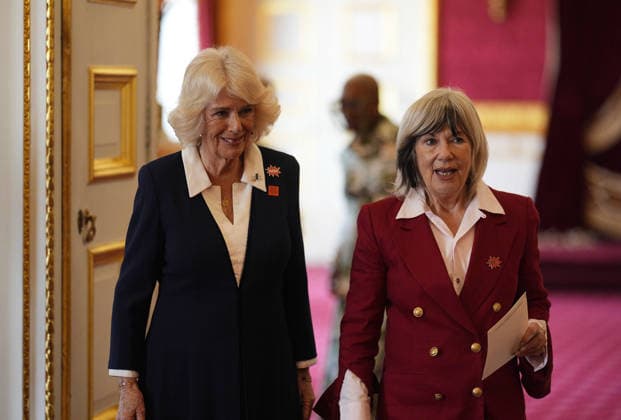 Women of the World reception at James s Palace Queen Camilla, President of Women of the World (WOW), with Jude Kelly during a reception at St James s Palace, London, to mark International Women s Day and the fifteenth year of WOW. Women of the World is a global alliance of partners, working together to drive an equal and inclusive future for women, girls and non-binary people. Picture date: Tuesday March 10, 2026., Credit:Aaron Chown Avalon UK, London  Copyright: xAaronxChownx xAvalonx 1081734625