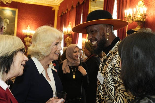 Women of the World reception at James s Palace Queen Camilla, President of Women of the World (WOW), talks with Kay Rufai during a reception at St James s Palace, London, to mark International Women s Day and the fifteenth year of WOW. Women of the World is a global alliance of partners, working together to drive an equal and inclusive future for women, girls and non-binary people. Picture date: Tuesday March 10, 2026., Credit:Aaron Chown Avalon UK, London  Copyright: xAaronxChownx xAvalonx 1081734993