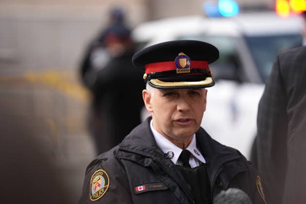 Shots fired at US Consulate in Toronto TORONTO, CANADA - MARCH 10 : Toronto Police Deputy Chief Frank Barreto addresses to media after a ‘firearm discharge’at the US Consulate in Toronto, Ontario, Canada on March 10, 2026. Toronto police, in a social media post, said there was a firearm discharge at the diplomatic mission around 5.29 am local time but said there were no injuries. Mert Alper Dervis Anadolu Ontario Canada. Editorial use only. Please get in touch for any other usage.  Copyright: x2026xAnadoluxMertxAlperxDervisx