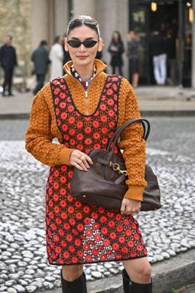 PFW Miu Miu Outside Arrivals Pia Wurtzbach arriving at the Miu Miu show during Fashion Week in Paris, France on March 10, 2026. Photo by Julien Reynaud APS-Medias ABACAPRESS.COM Paris France  Copyright: xReynaudxJulien APS-Medias ABACAx
