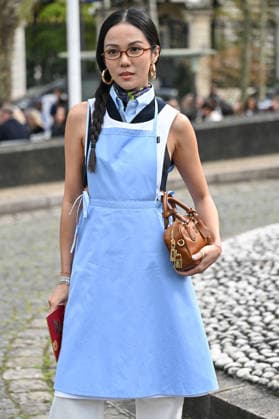 PFW Miu Miu Outside Arrivals Yoyo Cao arriving at the Miu Miu show during Fashion Week in Paris, France on March 10, 2026. Photo by Julien Reynaud APS-Medias ABACAPRESS.COM Paris France  Copyright: xReynaudxJulien APS-Medias ABACAx