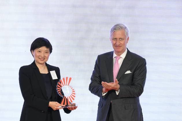 King Philippe Presents 2026 Solvay Prize BRUSSELS, BELGIUM - MARCH 10: King Philippe of Belgium pictured with laureate Professeur Xiaowei Zhuang during the 2026 Ernest Solvay Prize ceremony on March 10, 2026 in Brussels, Belgium, 10 03 2026 Brussels Belgium  Copyright: xPhilipxReynaersx