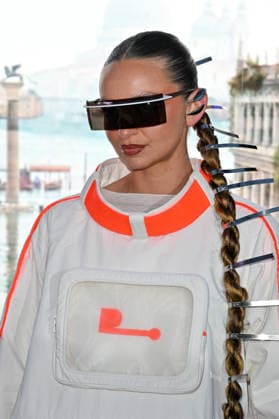 PFW Pierre Cardin Front Row Manon Kutner attending the Pierre Cardin show during Fashion Week in Paris, France on March 10, 2026. Photo by Julien Reynaud APS-Medias ABACAPRESS.COM Paris France  Copyright: xReynaudxJulien APS-Medias ABACAx
