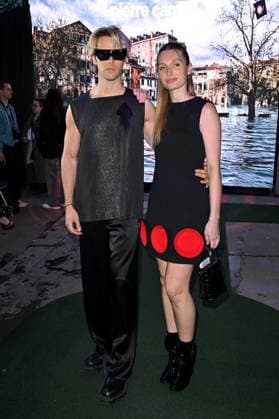 PFW Pierre Cardin Front Row Dorian Lux Lauduique from Ofenbach and Diane Lux attending the Pierre Cardin show during Fashion Week in Paris, France on March 10, 2026. Photo by Julien Reynaud APS-Medias ABACAPRESS.COM Paris France  Copyright: xReynaudxJulien APS-Medias ABACAx