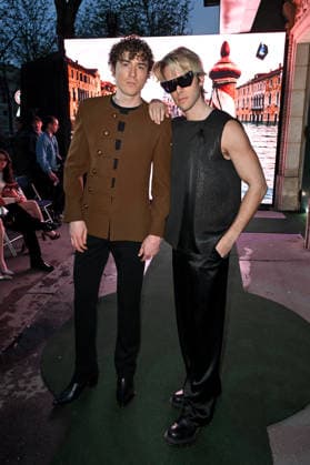 PFW Pierre Cardin Front Row Dorian Lux Lauduique and Cesar Laurent de Rummel from Ofenbach attending the Pierre Cardin show during Fashion Week in Paris, France on March 10, 2026. Photo by Julien Reynaud APS-Medias ABACAPRESS.COM Paris France  Copyright: xReynaudxJulien APS-Medias ABACAx