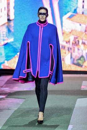 PFW Pierre Cardin Runway A model walks the runway at the Pierre Cardin show during Fashion Week in Paris, France on March 10, 2026. Photo by Julien Reynaud APS-Medias ABACAPRESS.COM Paris France  Copyright: xReynaudxJulien APS-Medias ABACAx