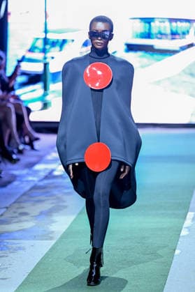 PFW Pierre Cardin Runway A model walks the runway at the Pierre Cardin show during Fashion Week in Paris, France on March 10, 2026. Photo by Julien Reynaud APS-Medias ABACAPRESS.COM Paris France  Copyright: xReynaudxJulien APS-Medias ABACAx